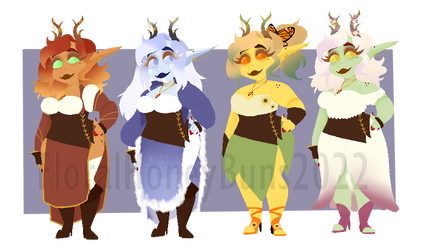 Binary full body, 4 characters